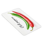 Zwei heiße Paprikaschoten Magnet (Rechte Seite)