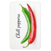 Zwei heiße Paprikaschoten Magnet (Vertikal)