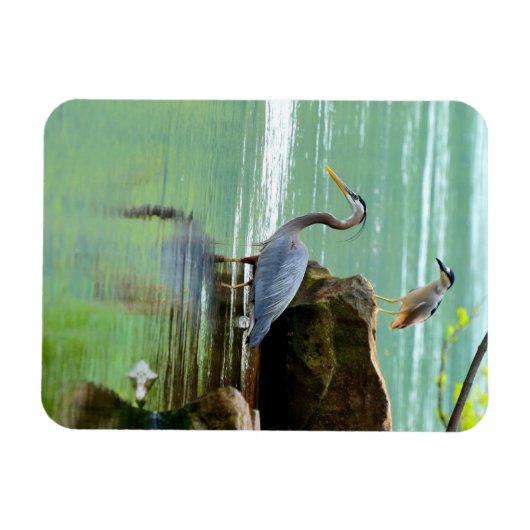 Zwei Helden am Fluss Magnet (Horizontal)