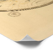 Zwei Hemisphären Poster (Ecke)