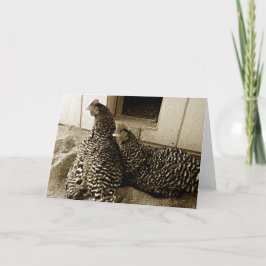 Zwei Hens Best Friends Karte