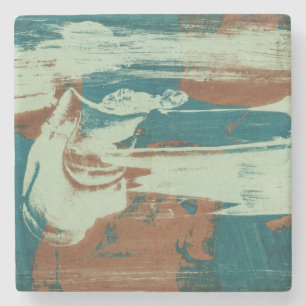 Zwei herauf Norden Steinuntersetzer