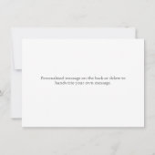 Zwei Herbstkürme - Danke Note Card Mitteilungskarte (Rückseite)