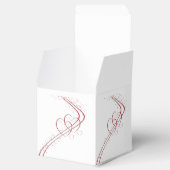 Zwei Herz als eine Gastgeschenk Hochzeit Geschenkschachtel (Geöffnet)