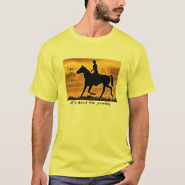 Zwei Herz-Ausdauer-Pferd T-Shirt