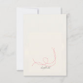 Zwei Herz-Ballon-Save the Date Mitteilung Einladung (Rückseite)