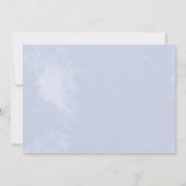 Zwei Herz Blue Spring Blumengebirge Brautparty Einladung (Rückseite)