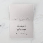 Zwei Herz-Jahrestags-Karte Karte (Innenseite)