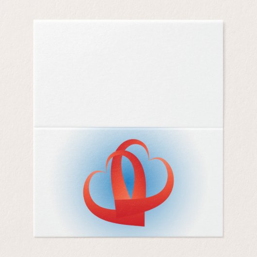 Zwei Herzen (Außenseite Aufgefaltet)