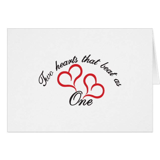 Zwei Herzen, die als eins schlugen (Vorderseite (Horizontal))