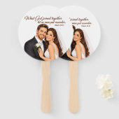Zwei Herzen, ein Fleisch Fächer (Vorne und Hinten)