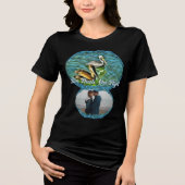 Zwei Herzen, ein Flug 0329 Tri-Blend Shirt (Vorderseite)