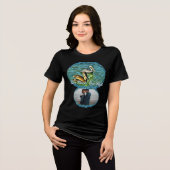 Zwei Herzen, ein Flug 0329 Tri-Blend Shirt (Vorderseite voll)