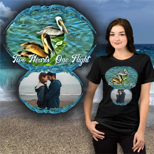 Zwei Herzen, ein Flug 0329 Tri-Blend Shirt