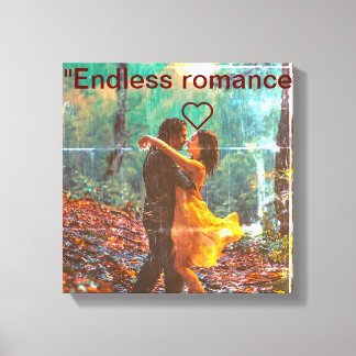 Zwei Herzen, ein Soul" Leinwanddruck