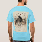 Zwei Herzen, eine Geschichte. T-Shirt (Rückseite)