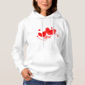 💕 ❤️ zwei Herzen, eine Liebe ❤️ 💕 Hoodie (Vorderseite)