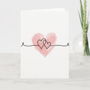 Zwei Herzen Eine Liebe Karte