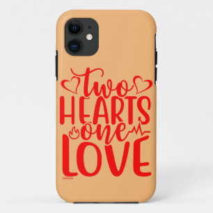 ZWEI HERZEN, Eine LIEBE Valentinstag Geschenk Case-Mate iPhone Hülle