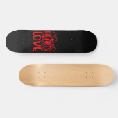 ZWEI HERZEN, Eine LIEBE Valentinstag Geschenk Skateboard (Horizontal)