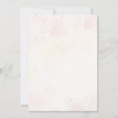 Zwei Herzen eine Reise einfache Hochzeit Einladung (Rückseite)