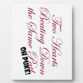 Zwei Herzen Fotoplatte (Vorderseite)