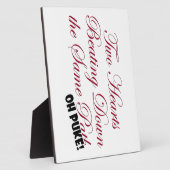 Zwei Herzen Fotoplatte (Seite)