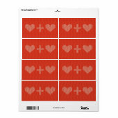 Zwei Herzen geknotet (Vorne)