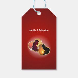 Zwei Herzen Geschenkanhänger
