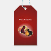 Zwei Herzen Geschenkanhänger (Rückseite)