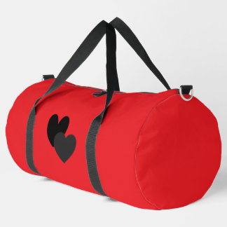 Zwei Herzen groß Duffle Bag