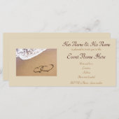 Zwei Herzen im Sand (Vorne/Hinten)