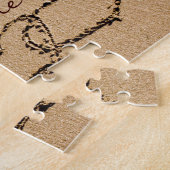 Zwei Herzen im Sand Puzzle (Seite)