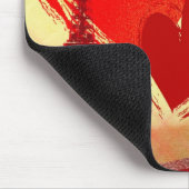 Zwei Herzen in Paris Mousepad (Ecke)