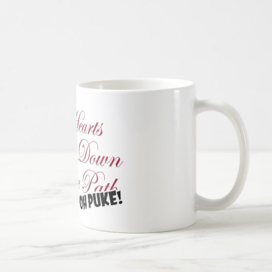 Zwei Herzen Kaffeetasse (Rechts)