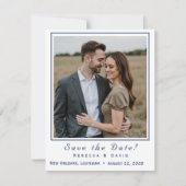 Zwei Herzen Katholische Flat Save The Date Karte (Vorderseite)
