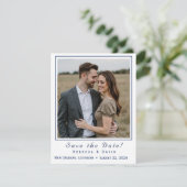 Zwei Herzen Katholische Flat Save The Date Karte (Stehend Vorderseite)