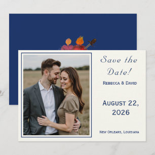 Zwei-Herzen-Katholische-Wohnung-Save-The-Date-Kart Save The Date