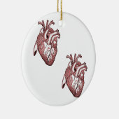 Zwei Herzen Keramikornament (Rechts)