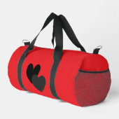 Zwei Herzen Klein Duffle Bag (Rechte Ecke)