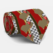 Zwei Herzen Krawatte (Gerollt)