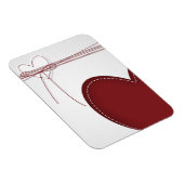 Zwei Herzen Magnet (Rechte Seite)