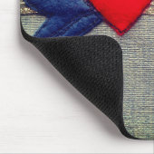 Zwei Herzen Mousepad (Ecke)