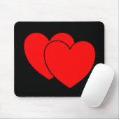 Zwei Herzen Mousepad (Mit Mouse)