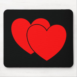Zwei Herzen Mousepad