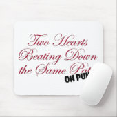 Zwei Herzen Mousepad (Mit Mouse)