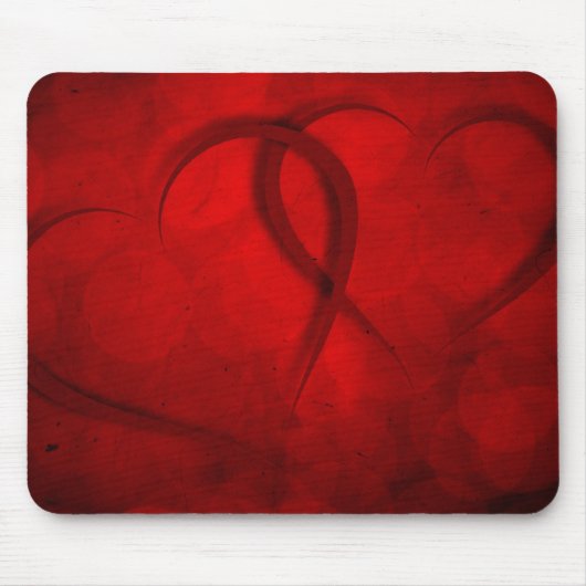 Zwei Herzen Mousepad (Vorne)