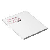 Zwei Herzen Notizblock (angewinkelt)