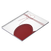 Zwei Herzen Notizblock (Linke Seite)