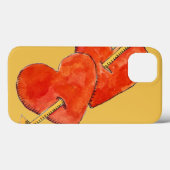 Zwei Herzen - Pfeil 2011 Case-Mate iPhone Hülle (Rückseite (Horizontal))